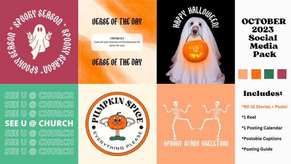 October Social Media Pack image number null